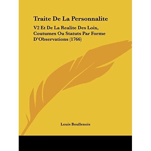 Traite De La Personnalite