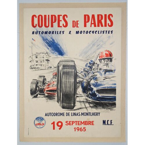 Affiche Coupe De Paris 1965