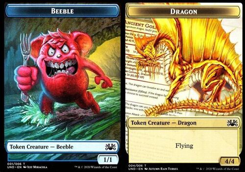 Token - Beeble / Dragon - Magic - Unsanctioned Vo - 1-6