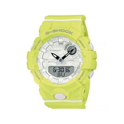 Casio Montre Jaune Analogique - Digital Femmes G-Shock Gma-B800-9aer
