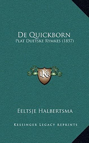 De Quickborn: Plat Duetske Rymkes (1857)
