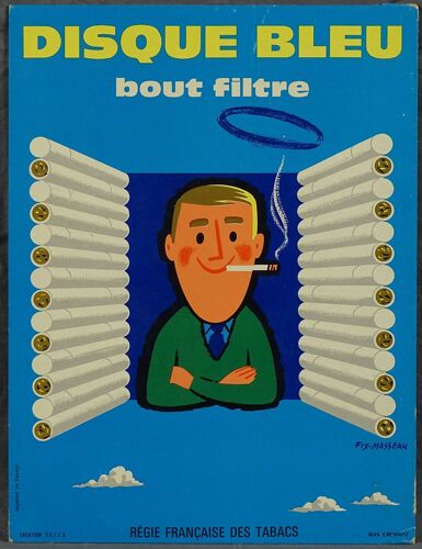 Affiche Disque Bleu Bout Filtre