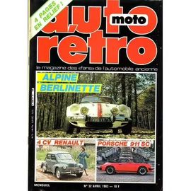 Auto Retro 32 De 1983 Porsche 911 Sc,Lincoln Continental Mk1,Renault 4cv,Jaguar Xj Coupe,Alpine A110 Tdf