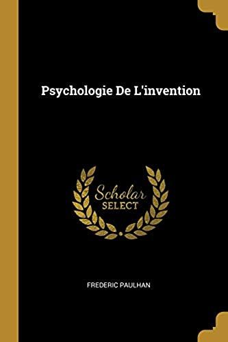 Psychologie De L'invention