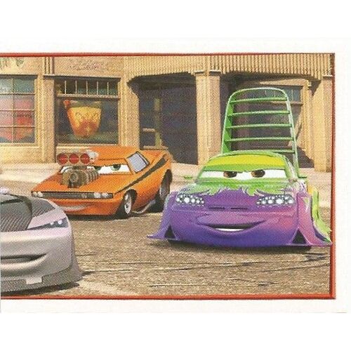 Image. Sticker. Autocollant. Panini. Carrefour. Disney. Un Monde Magique. Cars N° 18