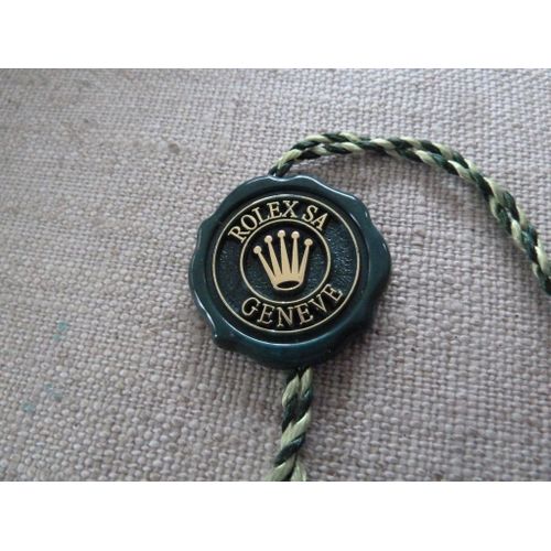 Étiquette Tag Hologramme Rolex Verte .