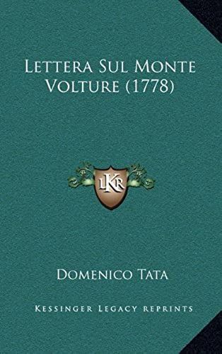 Lettera Sul Monte Volture (1778)