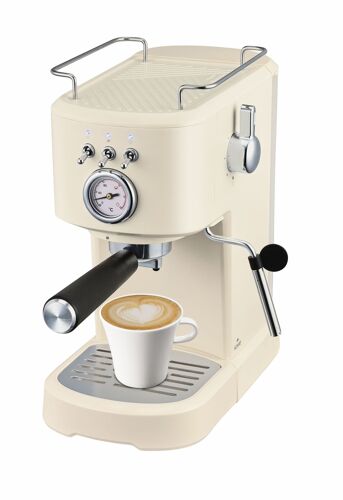 Machine à expresso 20 Bar CARREFOUR HOME HEC1100PRCS-25 Beige