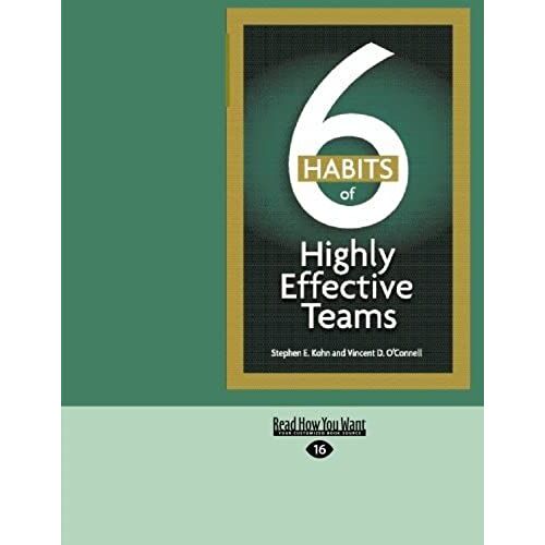 6 Habits Of Highly Effective Teams (Easyread Large Edition)