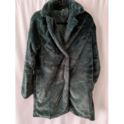 Manteau Femme  Fausse Fourrure   M  Vert Bouteille