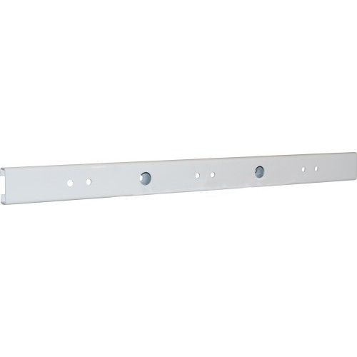 Lisse pour patères - modulable - en acier - blanc - 1500 mm - 12170 DEVISMES