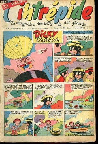 L Intrépide - Nouvelle Série - N° 372 - 13 Décembre 1956 - Dicky L Intrépide - Arthur Et Zoé Par Bushmiller - Buffalo-Bill Par Giffey - Kid Le Libérateur Par Buffolente Et Toldo - Le Petit Shérif Par(...)