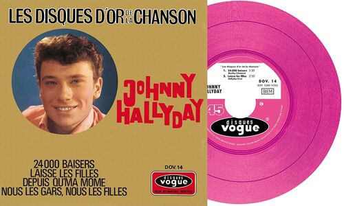 Les Disques D'or De La Chanson-Ep N°15 Vinyle Rose