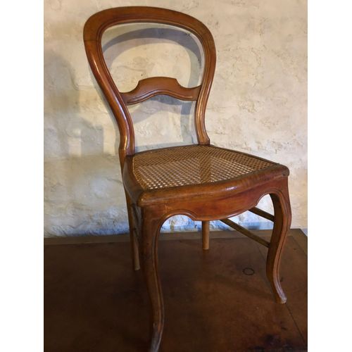 Chaise Cannée Style Louis Philippe