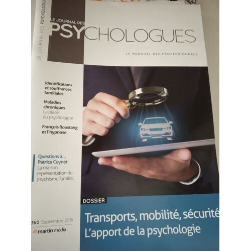 Le Journal Des Psychologues