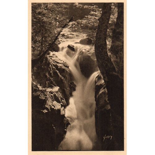 Carte Postale Ancienne - La Douce France - Les Pyrénées - Cauterets - Cascade Du Pas De L'ours