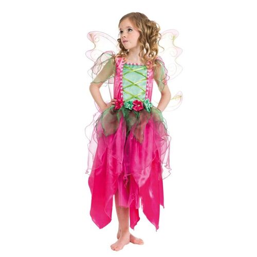 Déguisement Fée Fleur Fuchsia Vert Fille
