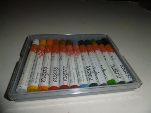 Boite Plastique De 12 Craies Couleur Tendre Wasco Talens