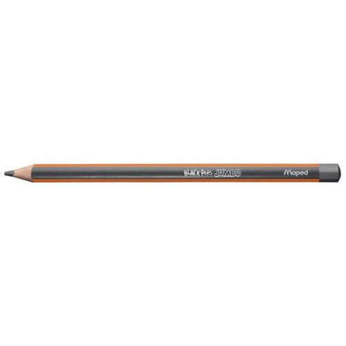 Maped Maped Crayon Papier Black'peps Jumbo, Degré De Dureté: Hb Noir