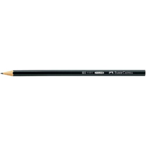 Faber-Castell Faber-Castell Crayon 1111, Hexagonal, Degré De Dureté: B Noir