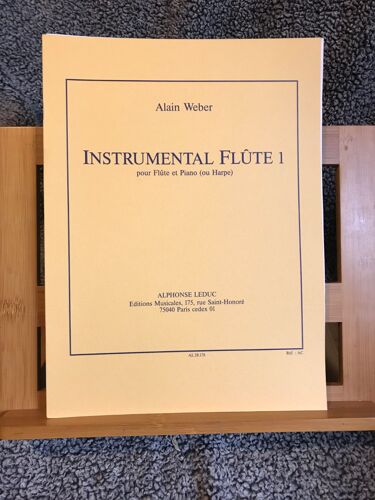 Alain Weber Instrumental Flûte 1 Flûte Piano (Harpe) Partition Éditions Leduc