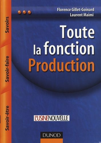 Toute La Fonction Production - Savoirs, Savoir-Faire, Savoir-Être