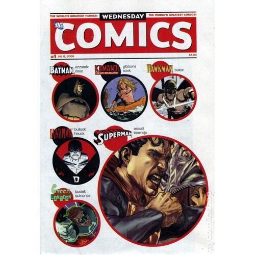 Wednesday Comics # 1 ( V.O. 2009 ) *** Eduardo Risso, Ryan Sook, Lee Bermejo, Paul Pope...