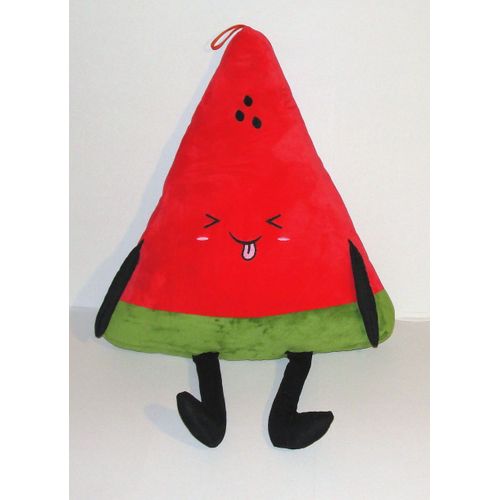 Peluche Fruits Tranche De Pasteque Geante Doudou Fruit Corps De 52 Cm