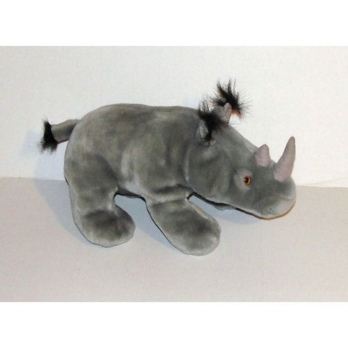 Peluche Rhinoceros Nature Planet Doudou Rhino 31 Cm