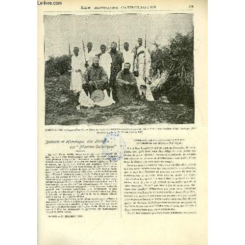 Les Missions Catholiques N° 2117 - Souhaits Et Hommages Aux Lecteurs Des Missions Catholiques, Au Soudan Français, Bamako