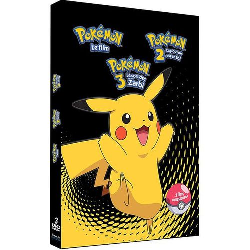 Pokémon - Coffret : Le Film 1 - Mewtwo Contre Mew + Le Film 2 - Le Pouvoir Est En Toi + Le Film 3 - Le Sort Des Zarbi