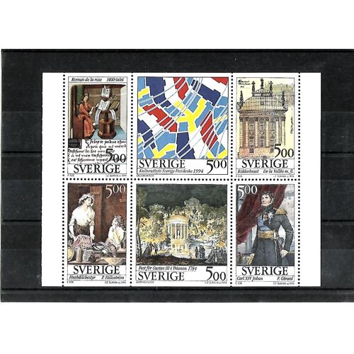 Suède-1994-Relations Culturelles France/Suède-Emission Conjointe Franco Suédoise-Timbres Neufs** -Gomme Intacte- 1 Er Choix