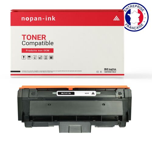 NOPAN-INK - Toner x1 - MLT-D116L (Noir) - Compatible pour Samsung SL-M 2620 Samsung SL-M 2620 D Samsung SL-M 2620 ND Samsung SL-M 26