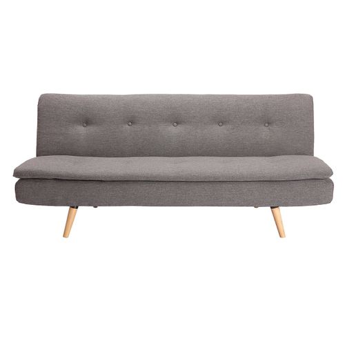 Canapé Convertible Scandinave 3 Places Gris Foncé Senso
