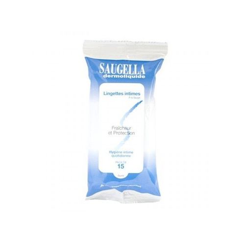 Saugella Dermoliquide Lingettes Pack De 15 