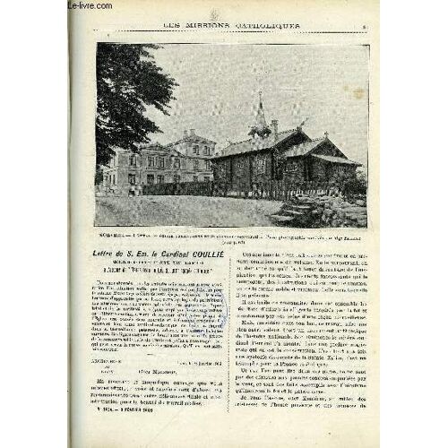Les Missions Catholiques N° 1914 - Lettre De S. Em. Le Cardinal Coullié, La Famine Au Japon, La Mission Mexicaine De Beeville, Les Norvégiens Et Le Pape, Au Japon D Aujourd Hui