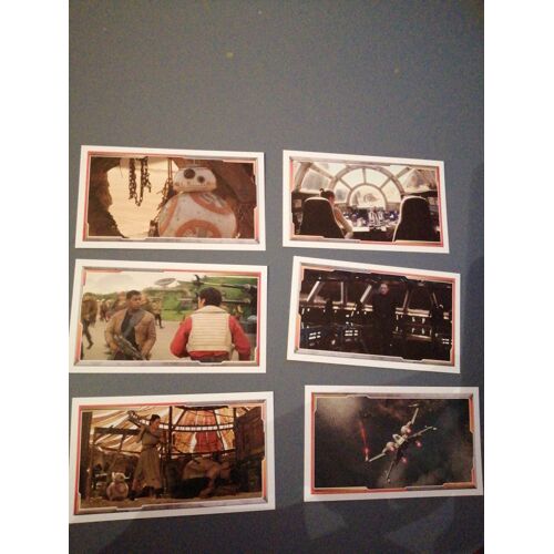 Lot De 6 Images Starwars The Force Awakens