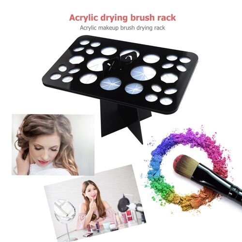 Support De Sechage De Brosse De Maquillage De 26 Trous 
