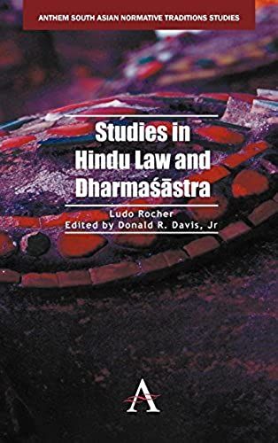 Studies In Hindu Law And Dharma¿¿Stra