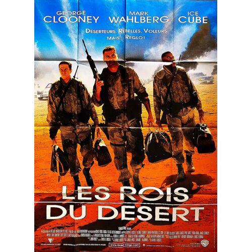 Les Rois Du Desert De David O. Russell - 1999 - George Clooney - Mark Wahlberg - Ice Cube - Affiche Cinéma Originale Pliée - 120 X 160 Cm