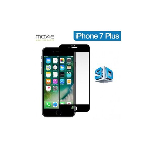 Vitre De Protection D'écran Iphone 7 Plus Bords Noir