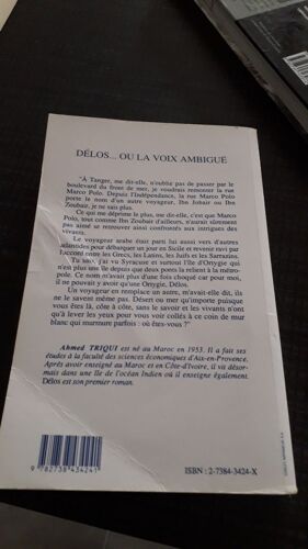 Délos Ou La Voix Ambiguë