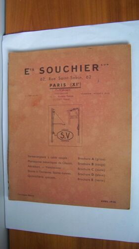Catalogue Établissements Souchier 1936