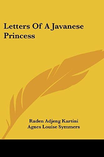 Letters Of A Javanese Princess