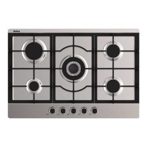 Amica AG6650X Table de cuisson au gaz Inox - 5 foyers