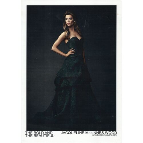 Photo Cartonnée Mat Jacqueline Macinnes Wood 21 Cm X 29.7cm The Bold And The Beautiful