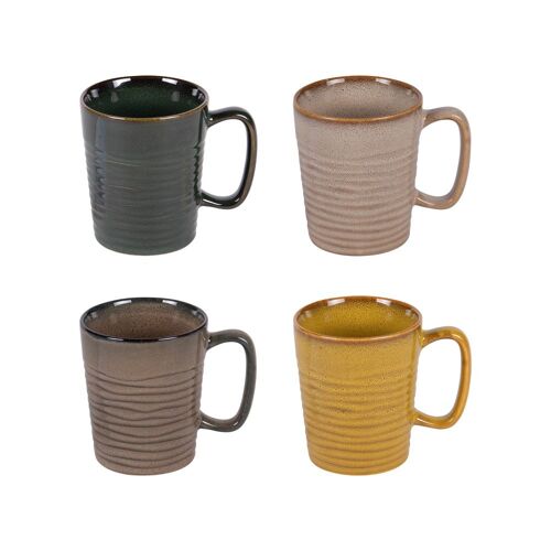 Coffret De 4 Mugs Haut Kili 40 Cl