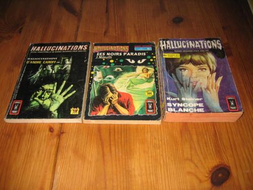 Lot 4 Numéros Hallucinations Aredit Comics Pocket 1969