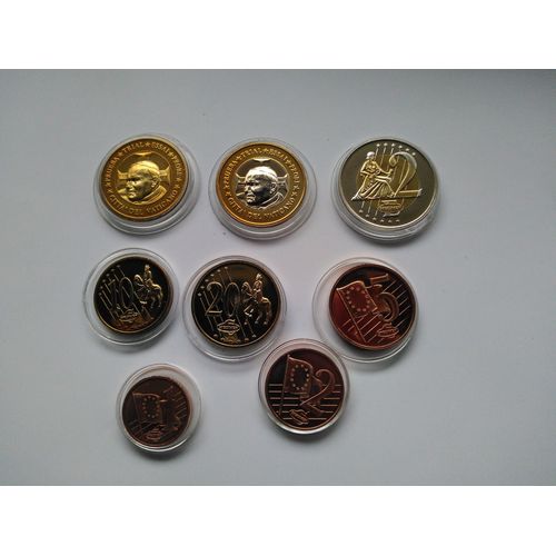 Essais (Proof) D'euros Du Vatican (Effigie De Jean-Paul Ii