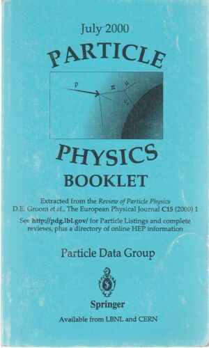 Physics Booklet.July 2000.Particle